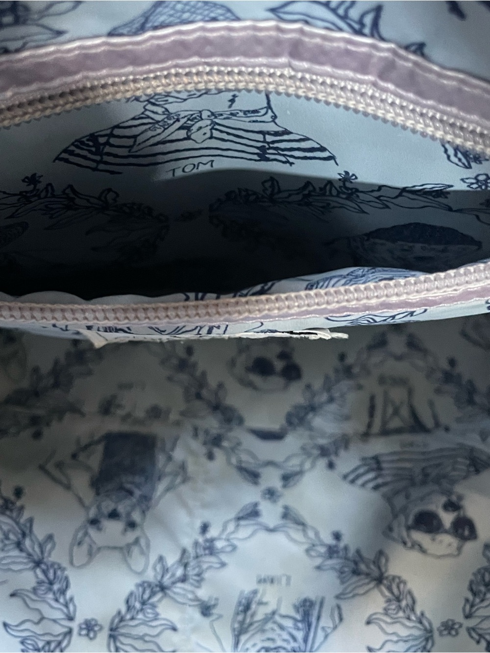 Oliver Thomas 24 + 7 Tennis Backpack, Lavender Quilted - Picture 11 of 13